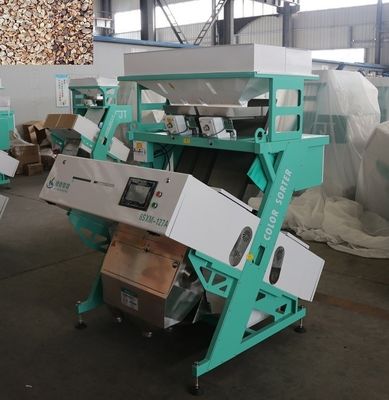CCD Camera 2 Chutes Peanut Color Sorter Machine For Pistachio Sorting